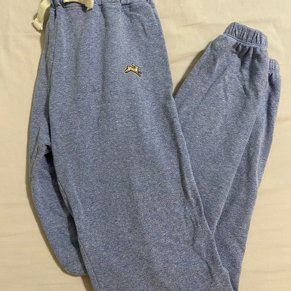 Tracksmith Heather Blue Jogger Sweatpants